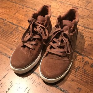 TOMS - Brown Hi-Top Shoes - Size 7